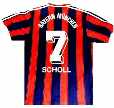 Adidas FC Bayern München Trikot 7 Mehmet Scholl 1995/96 Opel Herren S (b-ware)