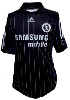 Adidas FC Chelsea Trikot 13 Michael Ballack 2006/07 Schwarz Herren L