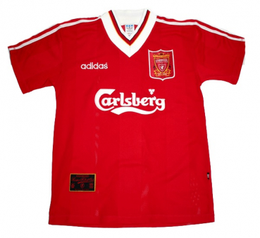 Adidas FC Liverpool Trikot 17 Steve McManaman 1995/96 Carlsberg Heim Rot Herren S