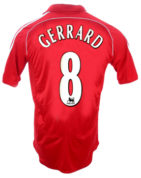 Adidas FC Liverpool camiseta 8 Steven Gerrard 2006-08 This is anfield rojo senor M
