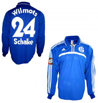 Adidas FC Schalke 04 Trikot 24 Marc Wilmots 2000/02 Victoria Match worn issued  Neu Herren L