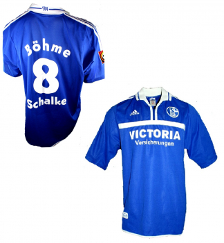 Adidas FC Schalke 04 Trikot 8 Jörg Böhme 2000/01 Victoria Matchworn Herren XL