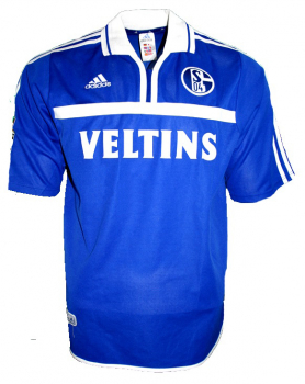 Adidas FC Schalke 04 Trikot 2000/01 Veltins blau Herren 2XL/XXL