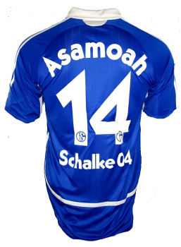 Preview: Adidas FC Schalke 04 Trikot 14 Gerald Asamoah 2006/07 Victoria versichert Heim Herren M