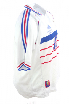 Adidas Francia camiseta 10 Zinedine Zidane copa del mundo 1998 blanco senor XS =164cm o XL