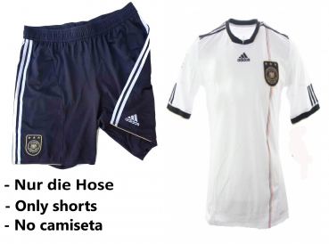 Adidas Deutschland Trikot Hose Shorts WM 2010 Heim DFB Schwarz Herren S