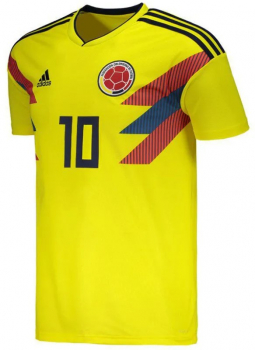 Adidas Kolumbien Trikot 10 James Rodriguez WM 2018 heim gelb Herren L