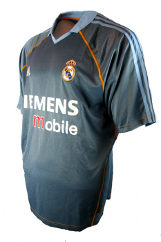 Adidas Real Madrid jersey 5 Zinedine Zidane 2003/04 Away grey men's M