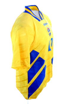 Adidas Schweden Trikot 10 Martin Dahlin 1994 WM USA Herren XL