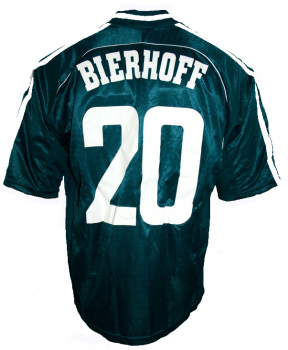 Adidas Deutschland Trikot 20 Oliver Bierhoff WM 1998 Match worn Neu Grün Herren L