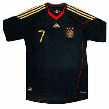 Adidas Deutschland Trikot 7 Bastian Schweinsteiger WM 2010 Schwarz Auswärts away DFB Herren M