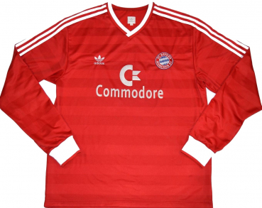 Adidas FC Bayern München Trikot Commodore 1986/87 heim rot Herren M