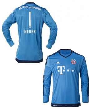 Adidas FC Bayern München Torwart Trikot 1 Manuel Neuer 2015/16 Herren M