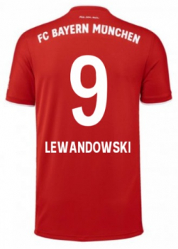 Adidas FC Bayern München Trikot 9 Robert Lewandowski 2020/21 CL Sieger heim rot Herren L & Kinder 152 cm