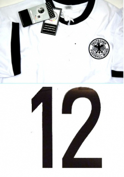 Deutschland Trikot 1954 Das Wunder von Bern DFB 12 Helmut Rahn weiß Herren L