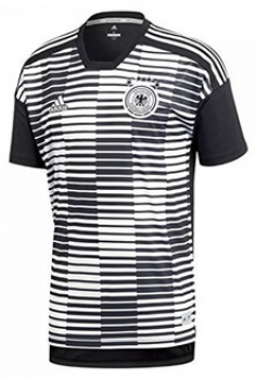 Adidas Deutschland Trikot WM 2018 Pre Match Shirt Aufwärmtrikot Schwarz DFB Herren M