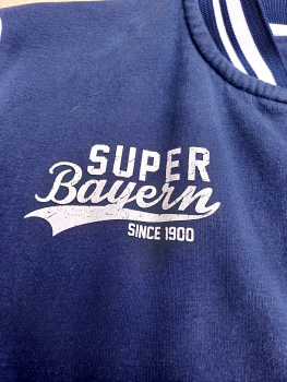FC Bayern München Collegejacke College Jacke Trainingsjack Marine super Bayern Herren L