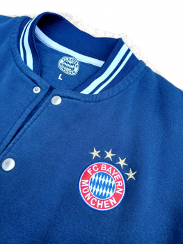 FC Bayern München Collegejacke College Jacke Trainingsjack Marine super Bayern Herren L