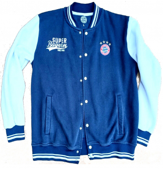 FC Bayern München Collegejacke College Jacke Trainingsjack Marine super Bayern Herren L