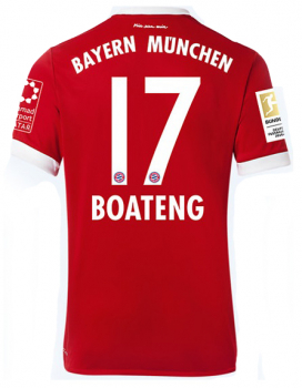 Adidas FC Bayern München Trikot 17 Jerome Boateng 2017/18 Heim Herren L