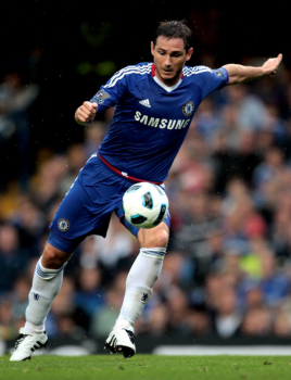 Adidas FC Chelsea London Trikot 8 Frank Lampard 2010/11 Blau Samsung Matchworn Herren L