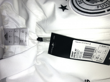 Adidas Deutschland Trainings-Jacke WM 2918 Präsentationsjacke weiß grau DFB NEU Herren M oder L