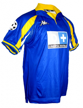 Kappa Juventus Turin Trikot 10 Alessandro Del Piero 1998/99 CL Auswärts Blau Herren L