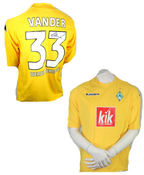 Kappa SV Werder Bremen Trikot 33 Christian Vander match worn 2005/06 Torwart Herren 3XL/XXXL