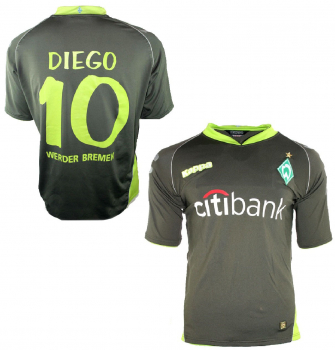 Kappa SV Werder Bremen Trikot 10 Diego 2007/08 citibank Event Herren S/M oder XL