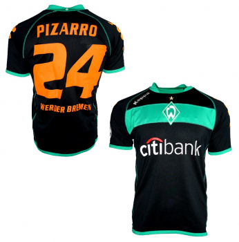 Kappa SV Werder Bremen Trikot 24 Claudio Pizarro 2008/09 Schwarz CL Herren S