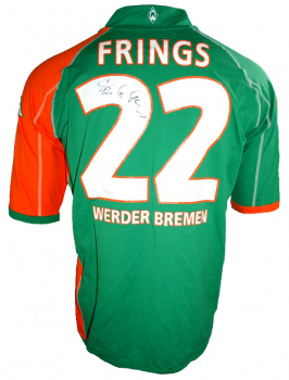 Kappa SV Werder Bremen Trikot 22 Thorsten Frings 2005/06 Papagei Kik signiert Herren 2XL/XXL