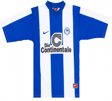Nike Hertha BSC Berlin Trikot 1999/00 Die Continentale heim Kinder 128 cm - 140 cm