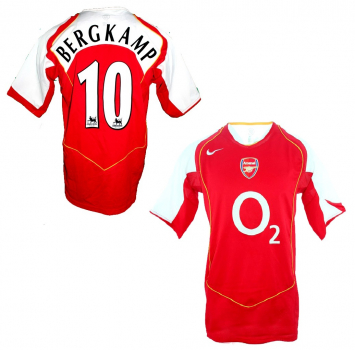 Nike FC Arsenal Trikot 10 Dennis Bergkamp 2004/05 Ungeschlagen Herren XL