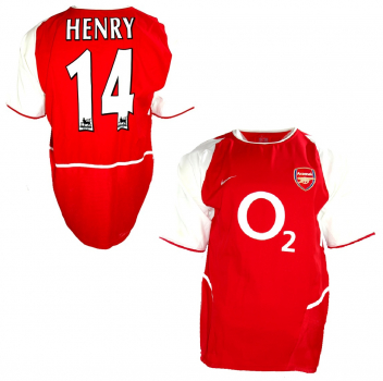 Nike FC Arsenal Trikot 14 Thierry Henry 2003/04 Ungeschlagen Heim Herren XL