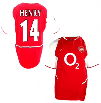 Nike FC Arsenal Trikot 14 Thierry Henry 2003/04 Ungeschlagen CL Heim Herren L/XL/XXL