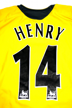 Nike FC Arsenal camiseta 14 Thiery Henry 2005/06 amarillo invicta senor XL