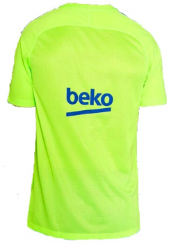 Nike FC Barcelona Trikot 10 Lionel Messi 2016/17 Beko Matchworn Gelb Training Shirt Herren XL