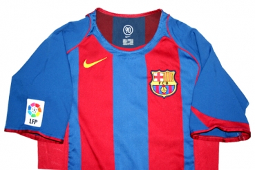 Nike FC Barcelona Trikot 10 Ronaldinho 2004/05 Heim Barca Herren XL