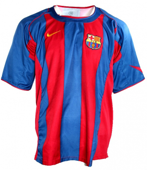 Nike FC Barcelona Trikot 10 Ronaldinho 2004/05 Heim Barca Herren XL