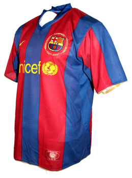 Nike FC Barcelona Trikot 14 Thierry Henry 2007/08 Unicef Heim NEU mit Etiketten Herren XL
