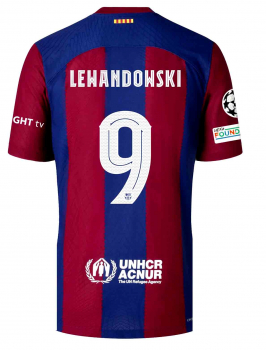 Nike FC Barcelona Trikot 9 Robert Lewandowski 2023/24 Spotify heim Herren L