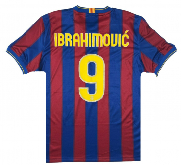 Nike FC Barcelona jersey 9 Zlatan Ibrahimovic 2009/10 Unicef men's S