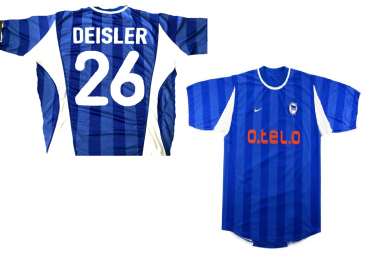 Nike Hertha BSC Berlin Trikot 26 Sebastian Deisler 2000/2001 Otelo O.tel.o blau auswärts Herren XL