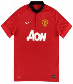 Nike Manchester United Trikot 10 Wayne Rooney 2013/14 heim rot A-on Herren M