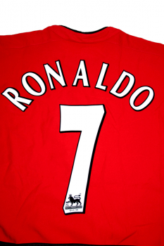 Nike Manchester United Trikot 7 Cristiano Ronaldo 2003/04 Vodafone rot Herren XL
