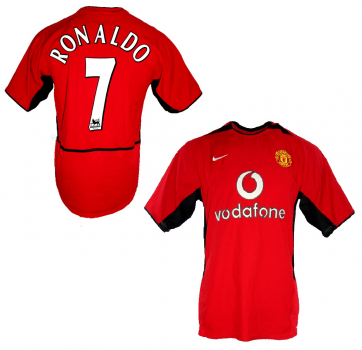 Nike Manchester United Trikot 7 Cristiano Ronaldo 2003/04 Vodafone rot Herren XL