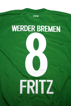 Nike SV Werder Bremen camiseta 8 Clemens Fritz 2012/13 verde senor L