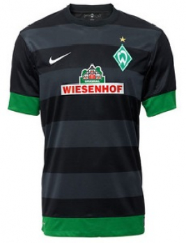 Nike SV Werder Bremen Trikot 8 Clemens Fritz 2012/13 auswärts SVW Wiesenhof schwarz Herren M