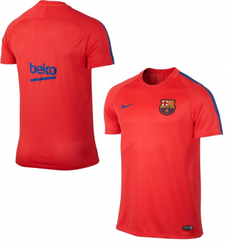 Nike FC Barcelona Trikot 10 Lionel Messi 2016/17 Beko Matchworn Red Training Shirt Herren XL