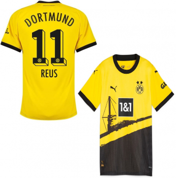 Puma Borussia Dortmund Trikot 11 Marco Reus 2023/24 BVB 1&1 1und1 gelb NEU Herren XXL/2XL (3XL/XXXL)